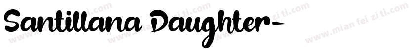 Santillana Daughter字体转换